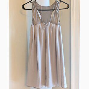 New Kim Chi Blue By Urban Outfitters Light Gray Babydoll Dress